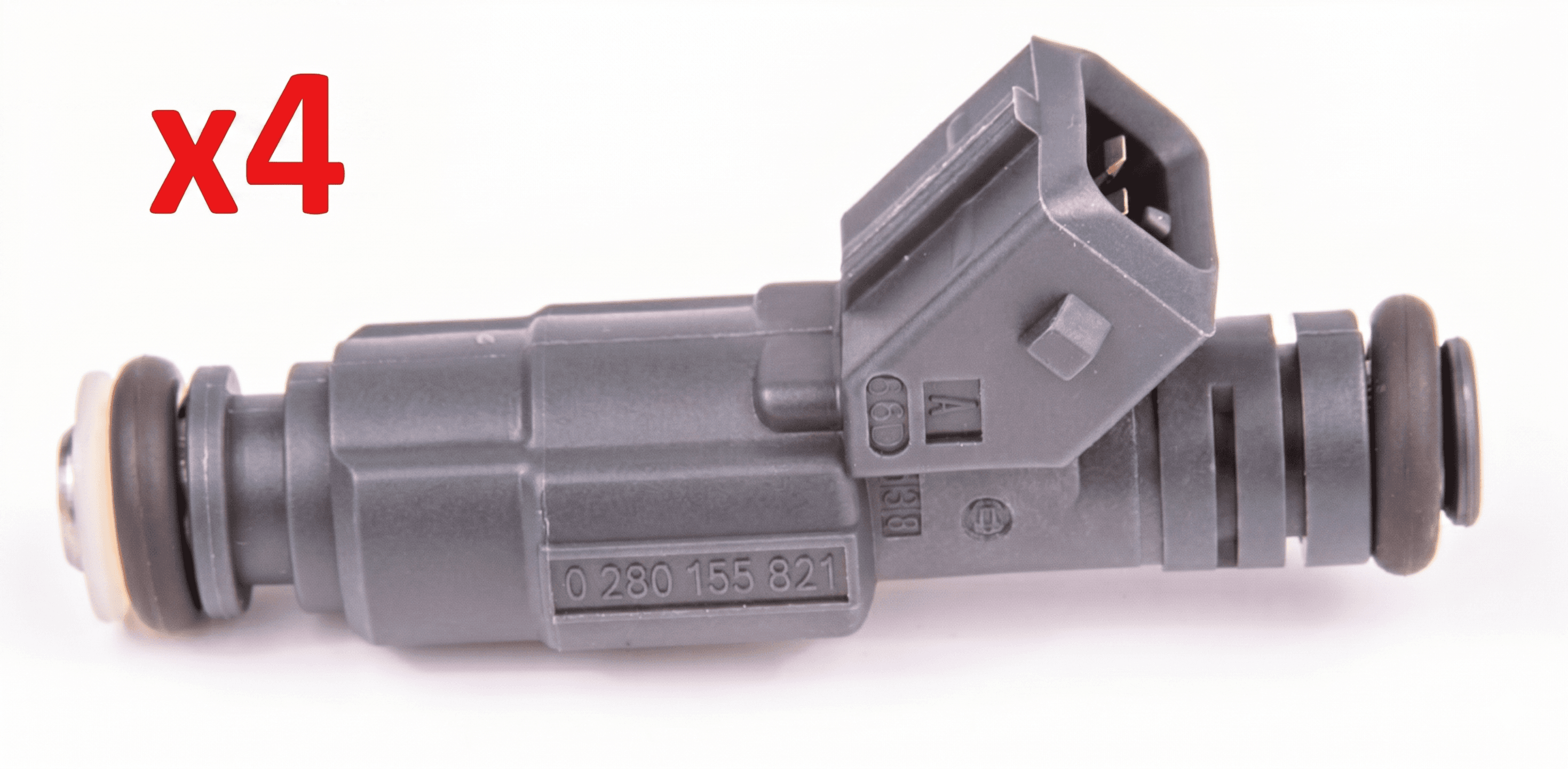 OEM Bosch Fuel Injector Set (4x) — M111 Naturally Aspirated 1.8L / 2.0L / 2.2L / 2.3L