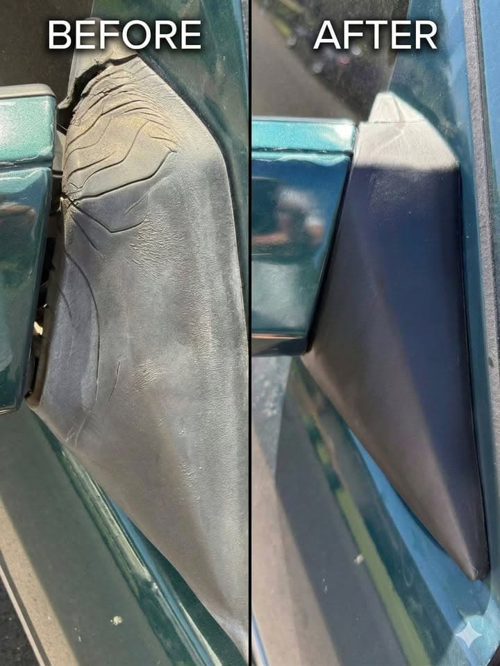 Door Mirror Rubber Boot, Right (Driver's Side) – Mercedes-Benz W201 & W124, RHD